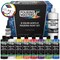 8-Color Ready-to-Pour Acrylic Pouring Paint Set, with Silicone Oil & Gloss Medium, 8oz Bottles, Pour Paint Supplies for Canvas & Crafts